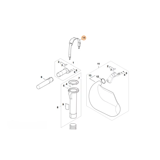 STIHL  Pas nośny SA02 710 9000